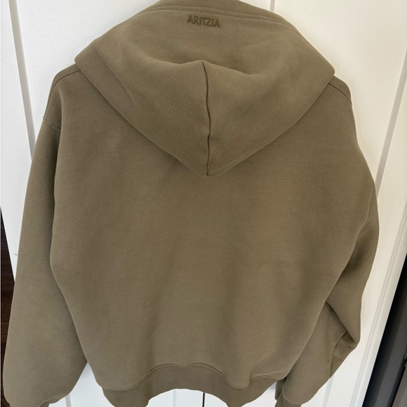Aritzia Cozy Sweatfleece Perfect Zip Hoodie - Picture 4 of 9